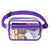 Sac banane transparent fashion tendance - modèle B-style Purple - TransparenceSac.com