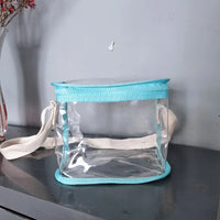 Trousse de Voyage Transparente Fashion - modèle Blue - TransparenceSac.com