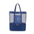 Sac shopping transparent et noir élégant - modèle Dark-blue - TransparenceSac.com