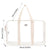 Sac de voyage transparent multicolore tendance - modèle White Color - TransparenceSac.com
