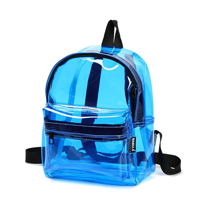 Sac à dos transparent rose fashion