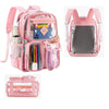 Sac à dos transparent scolaire pratique élégant