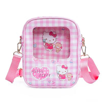 Sac bandoulière transparent motifs kawaii violets - modèle NO4 - TransparenceSac.com