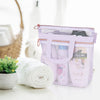 Trousse de toilette transparente rose fashion