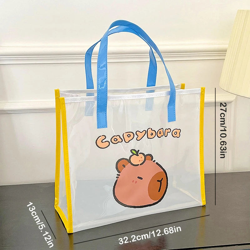 Sac Transparent Capybara Mode Fashion