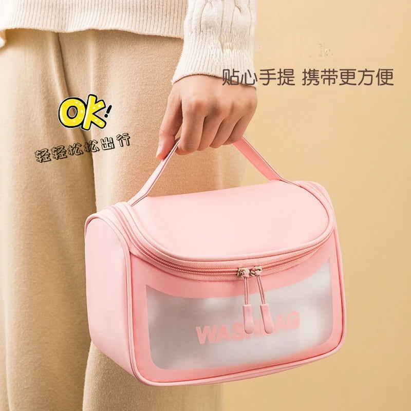 Trousse cosmétique transparente fashion