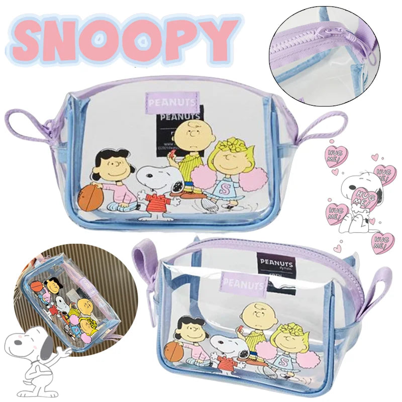 Trousse transparente Peanuts multicolore enfant mode