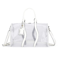 Sac à main transparent fashion jaune tendance - TransparenceSac.com
