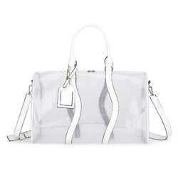 Acheter Sac à main transparent fashion jaune tendance - TransparenceSac.com