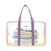 Sac de voyage transparent multicolore tendance