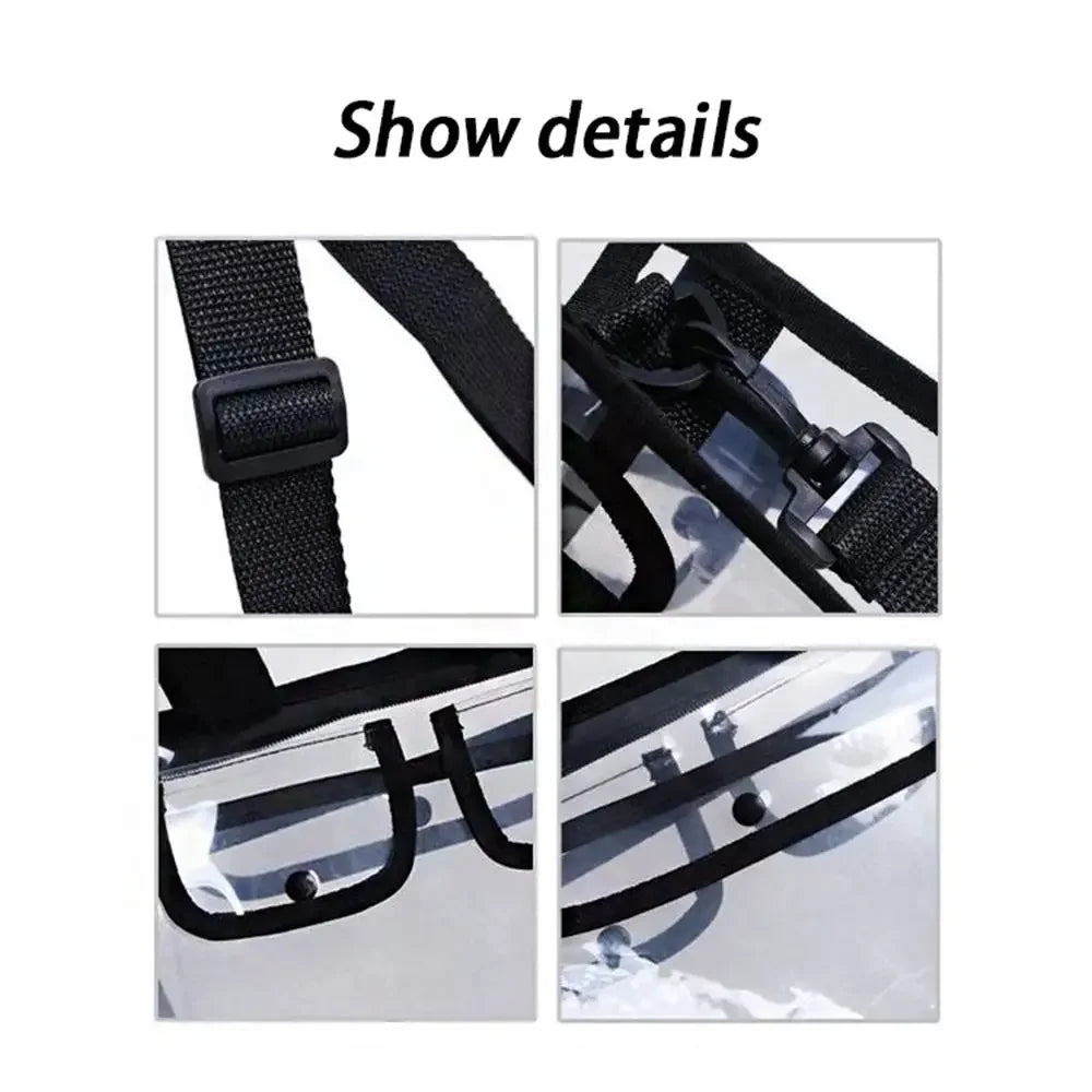 Sac à main transparent pratique et stylé