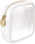 Trousse transparente élégante voyage cosmétique - modèle White-S - TransparenceSac.com