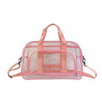 Sac de voyage transparent élégant pratiques - modèle G 42X15X26CM - TransparenceSac.com