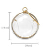 Sac bandoulière rond transparent chic
