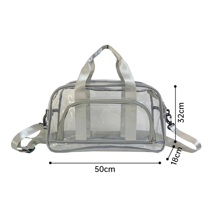 Sac de voyage transparent élégant pratiques