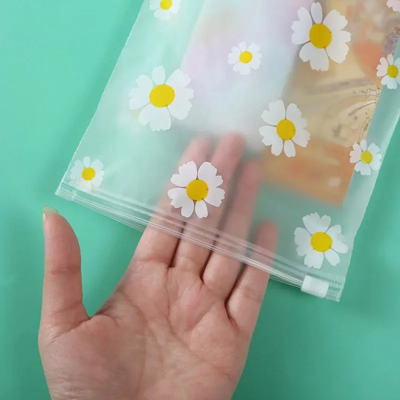 Sac à cordon transparent fleuri moda