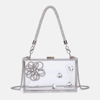 Sac a Main Transparent Chic Fleur - modèle picture 2 - TransparenceSac.com