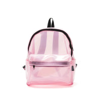 Sac à dos transparent rose fashion - modèle E / S - TransparenceSac.com