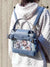 Sac à dos transparent denim chic - modèle blue no badges - TransparenceSac.com