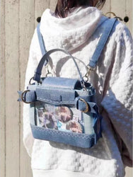 Acheter Sac à dos transparent denim chic - TransparenceSac.com