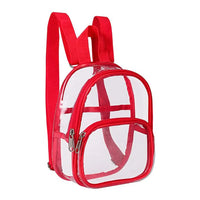 Sac à dos transparent chic bleu - modèle Red - TransparenceSac.com