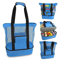 Sac de plage transparent rose mode - modèle blue - TransparenceSac.com