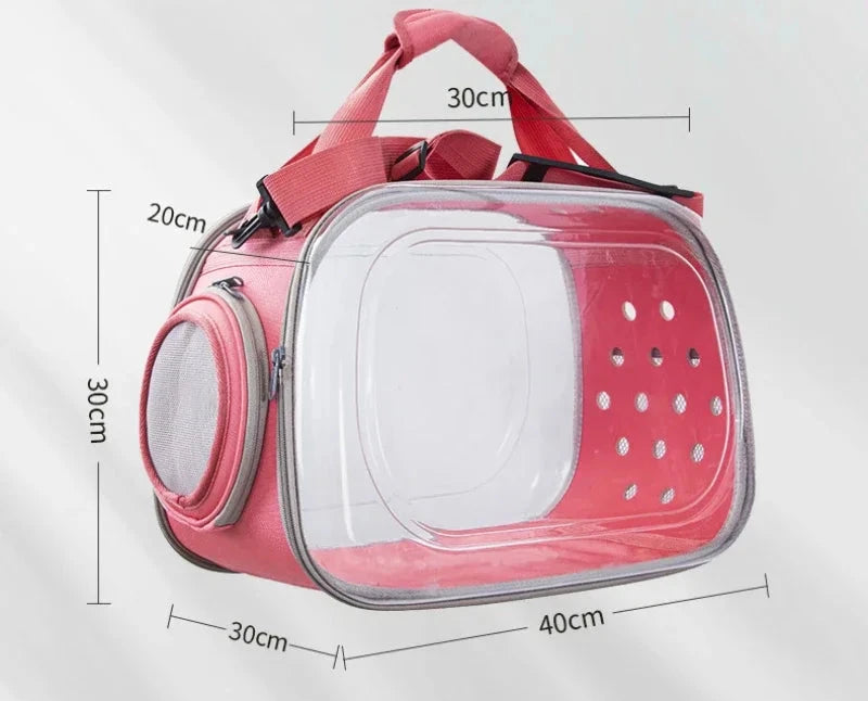 Sac de transport transparent pour animaux