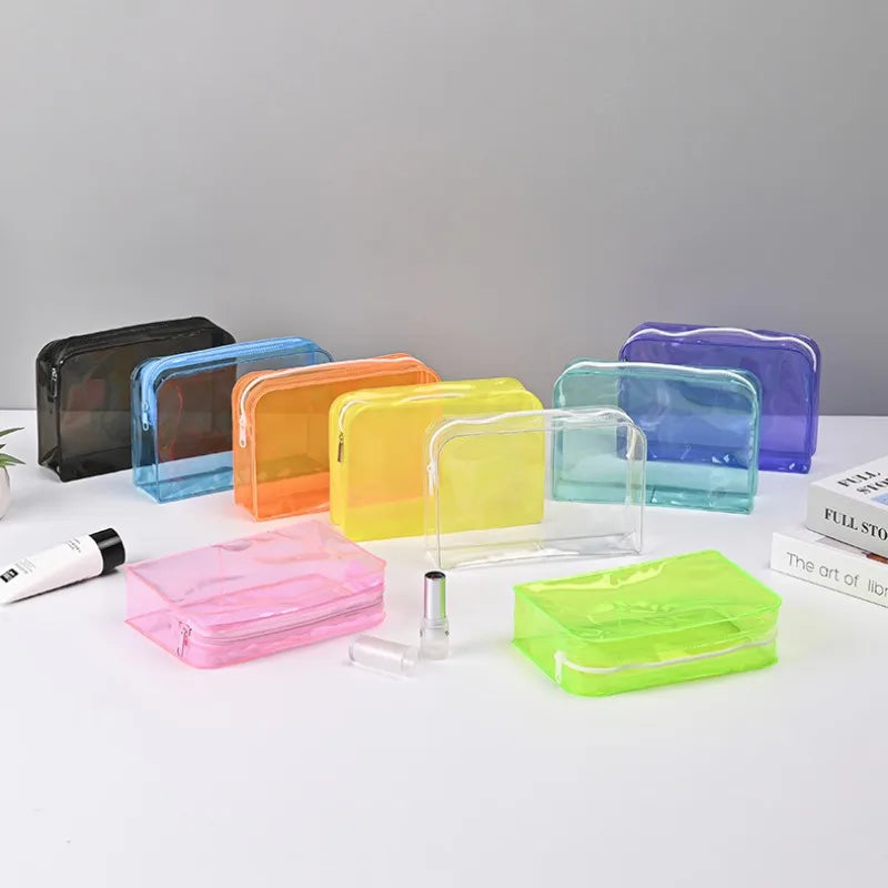 Trousse transparente voyage pour cosmétiques