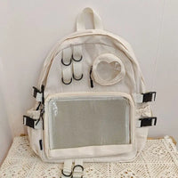 Sac à dos transparent fashion école - modèle rice / 30X41X13cm - TransparenceSac.com