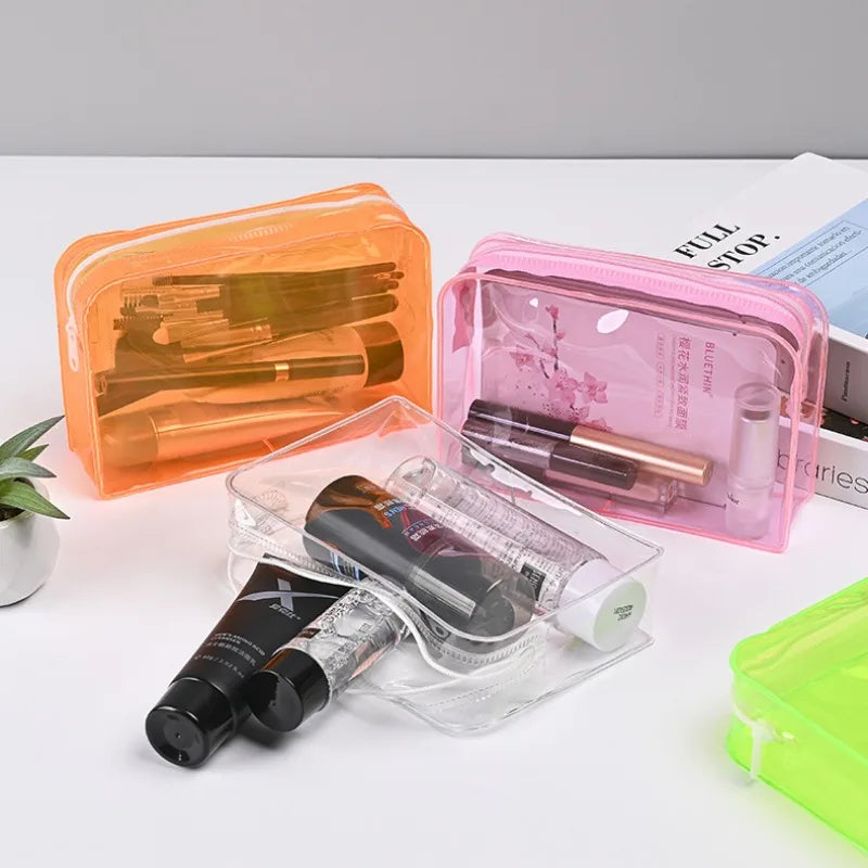 Trousse transparente voyage pour cosmétiques