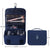 Trousse turquoise grande capacité voyage organisateur - modèle deep blue / L - TransparenceSac.com