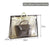 Sac shopping transparent XXL élégance pratique - modèle beige XXL - TransparenceSac.com