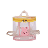 Sac à dos transparent ourson enfant - modèle Pink - TransparenceSac.com