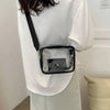 Sac bandoulière transparent mode élégance