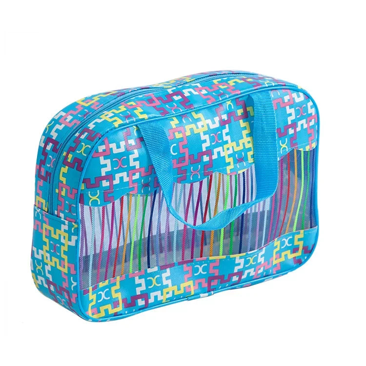 Sac de voyage coloré transparent fashion