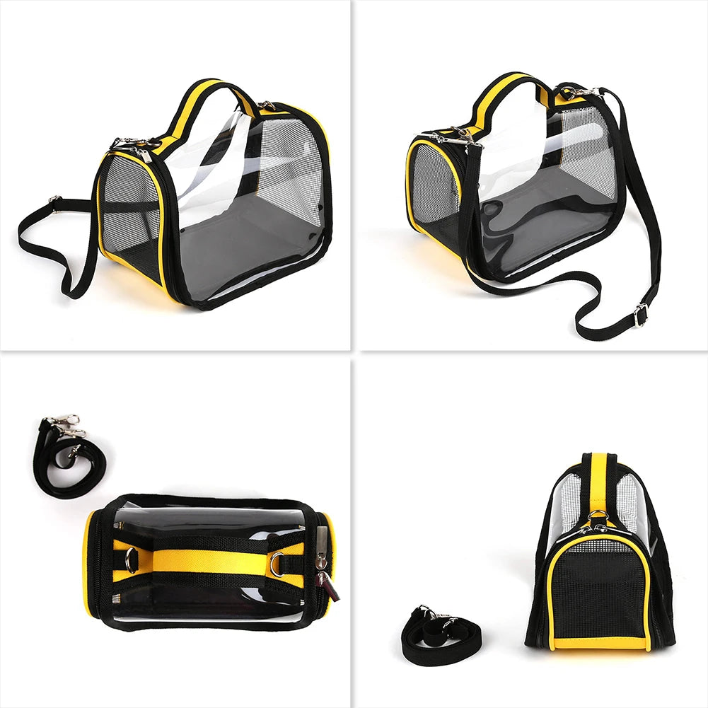 Sac a main transparent jaune mode