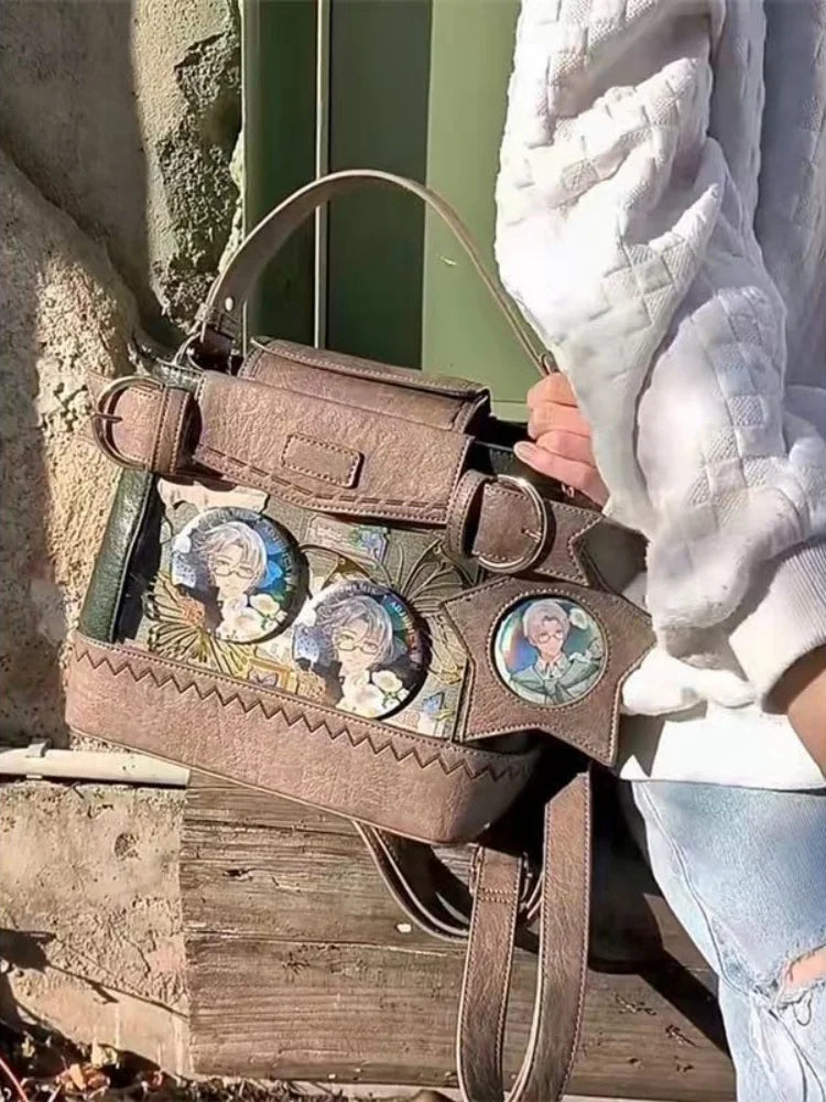 Sac à dos transparent denim chic