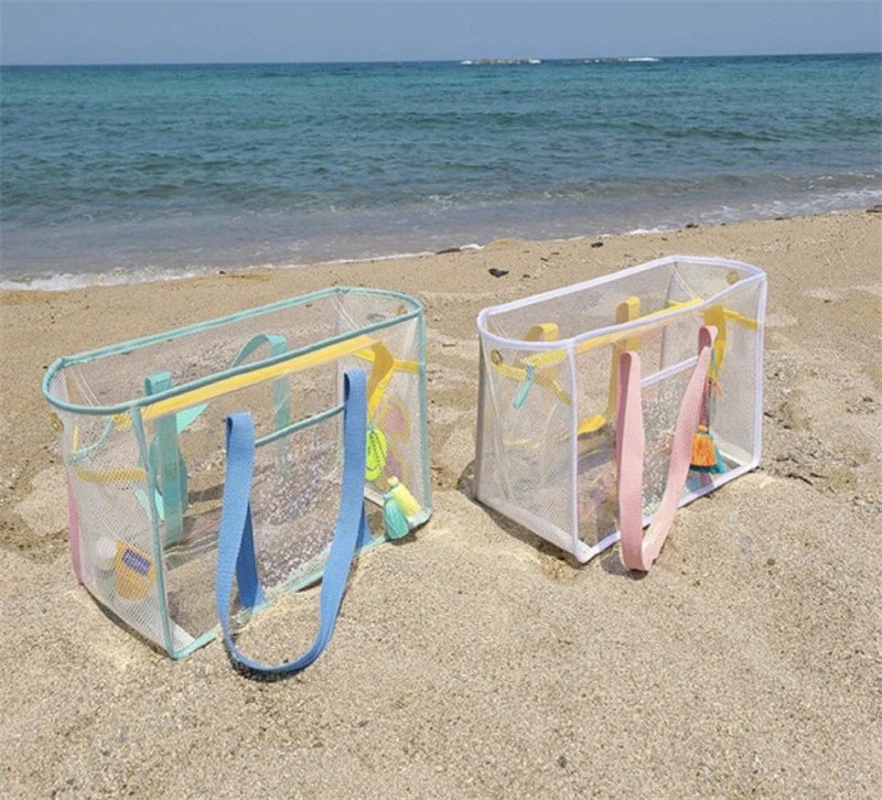 Sac de plage transparent grande capacité