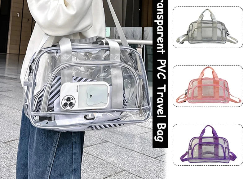 Sac de voyage transparent élégant pratiques