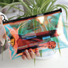 Pochette transparente tendance multicolore fashion