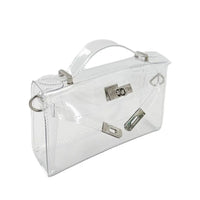 Sac à main transparent chic moderne - modèle Silver - TransparenceSac.com