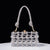 Sac à main transparent filet vert - modèle white - TransparenceSac.com