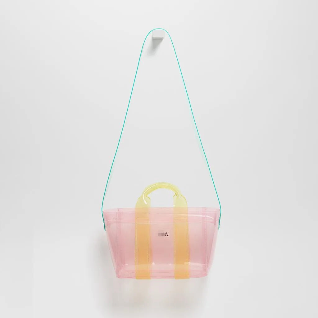 Sac a Main Transparent Mode Coloré