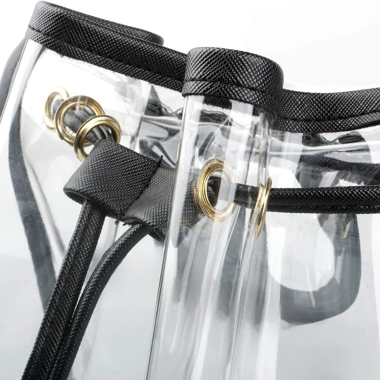 Sac à dos transparent fashion rose