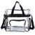 Sac à main transparent tendance fashion - modèle black - TransparenceSac.com
