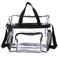 Sac à main transparent tendance fashion - modèle black - TransparenceSac.com