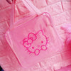 Sac à main transparent Hello Kitty rose