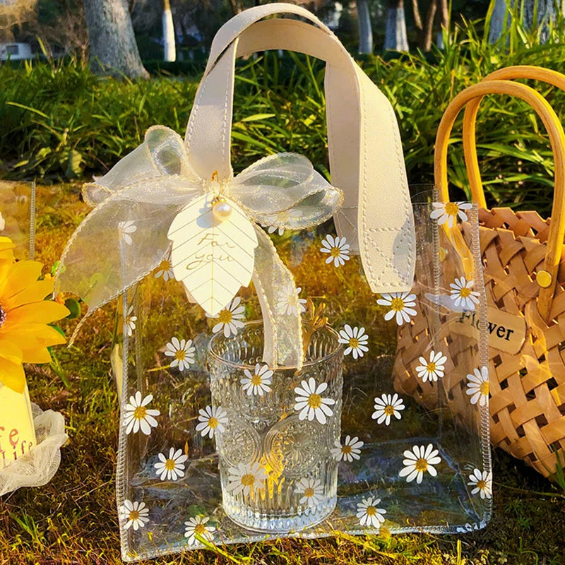 Sac à Main Transparent Fleurie Chics