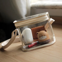 Trousse de Voyage Transparente Fashion - modèle White - TransparenceSac.com