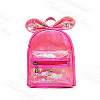 Sac à dos transparent licorne pailleté enfants - modèle Hot Pink - TransparenceSac.com
